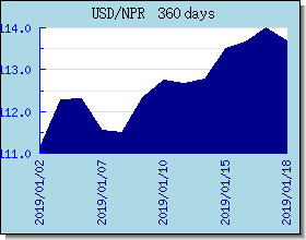 NPR Currency Exchange Rates Chart and Graph